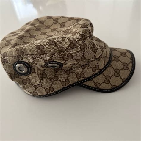 gucci cauescette hat|gucci military hat.